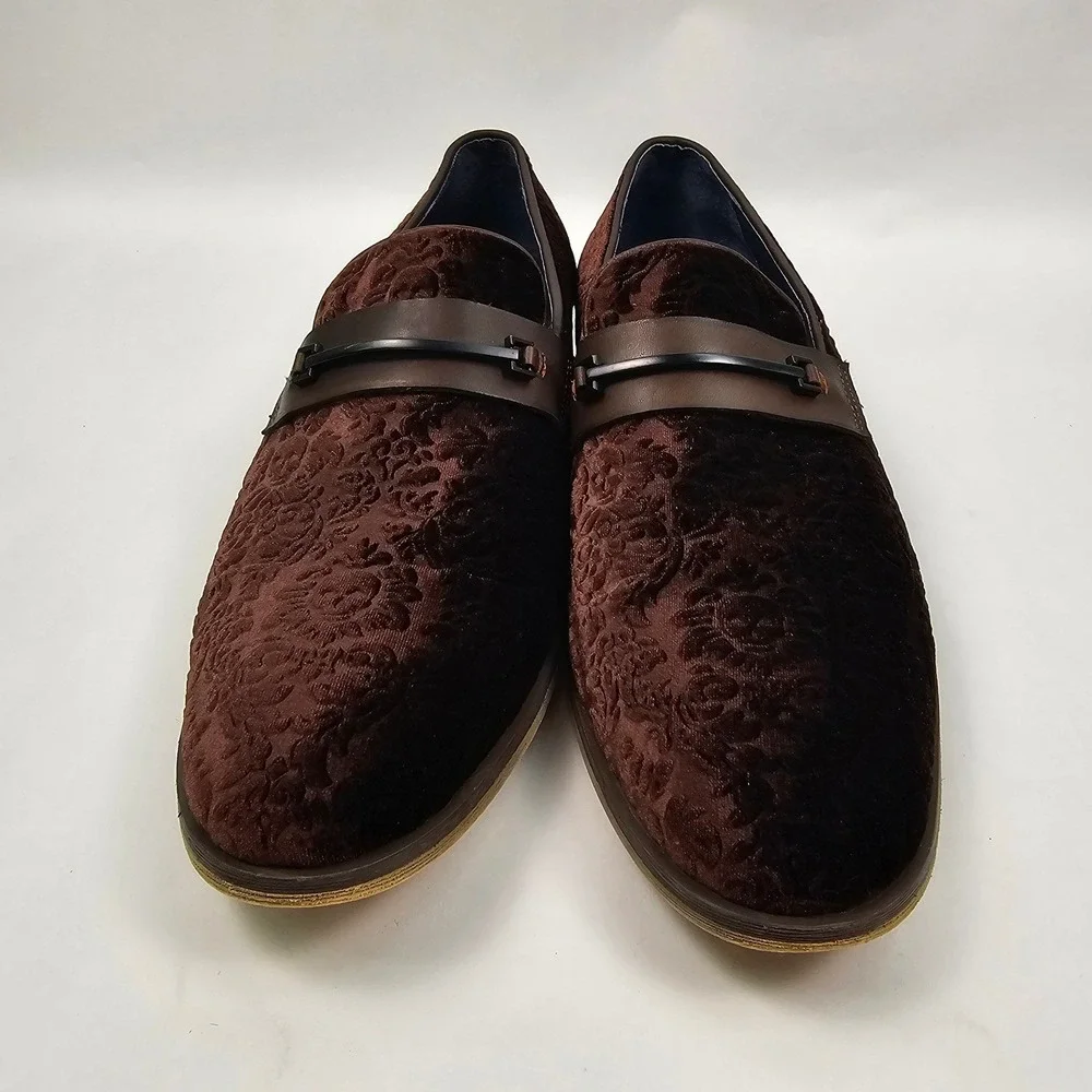 Robert Graham Jozo RG5598S Mens Brown Loafers & Slip Ons Casual Shoes 9.5 R:$268
